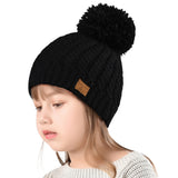 FURTALK Child Winter Yarn Bobble Hat Drop Shipping CH019