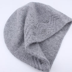 FURTALK Women Winter Beanies Hat Wave Sequin  Drop Shipping B008