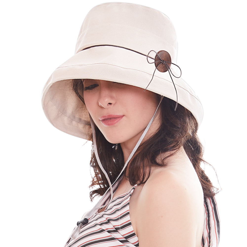 Furtalk Women Sun Bucket Hat with Cotton SH003