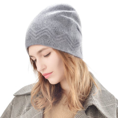 FURTALK Women Winter Beanies Hat Wave Sequin  Drop Shipping B008