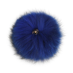 FURTALK Real Raccoon Fur Pom Pom Snap Style PPRN002
