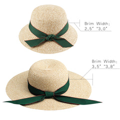 FURTALK Women Summer Straw Beach Sun Hat Wide Ribbon  Drop Shipping SH020