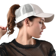 FURTALK Women Ponytail Baseball Cap Double Opeaning Drop Shipping HTPU006