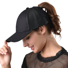 FURTALK Women Ponytail Baseball Cap Double Opeaning Drop Shipping HTPU006