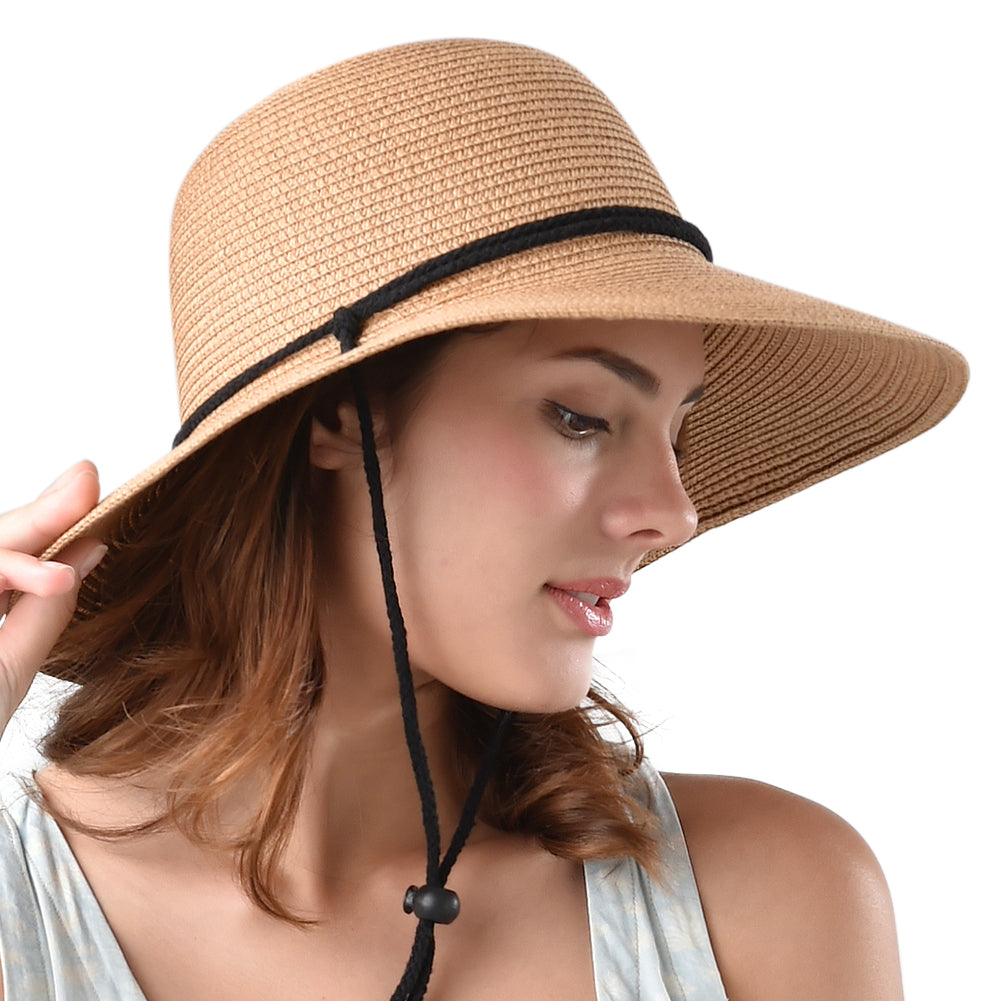 FURTALK Women Summer Paper Straw Sun Hat Wild Brim Drop Shipping SH041