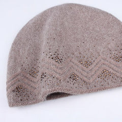 FURTALK winter wool women winter hat rabbit fur hats with double ling skullies beanie for girls B008
