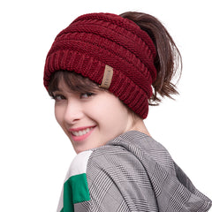 FURTALK Winter Women Ponytail Beanie Hat Drop Shipping SFFW035