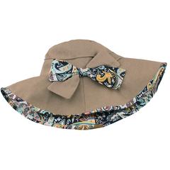 FURTALK Women Summer Sun Buckect Hat Bow Fora Droping Shipping SH004