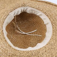 FURTALK Women Summer Wide Brim Straw Sun Hat  Spotted Bow Drop Shipping  SH005