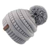 FURTALK Winter Kids Yarn Pom Pom Hat Double Layer Drop Shipping HTWL097