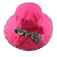 FURTALK Women Summer Sun Buckect Hat Bow Fora Droping Shipping SH004