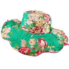 FURTALK Women Wide Brim Beach Sun Hats Floral Reversible  Drop Shipping SH010